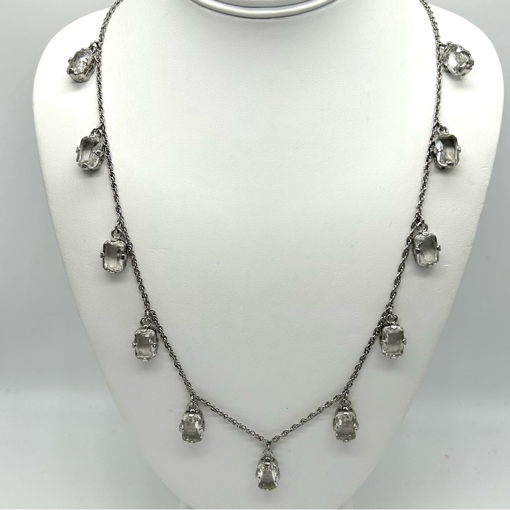 Ann Taylor Jeweled Dangles Necklace